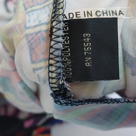 Radzoli Los Angeles Women's 3/4 Sleeve Button oversized Blouse/jacket Size M - Picture 8 of 9